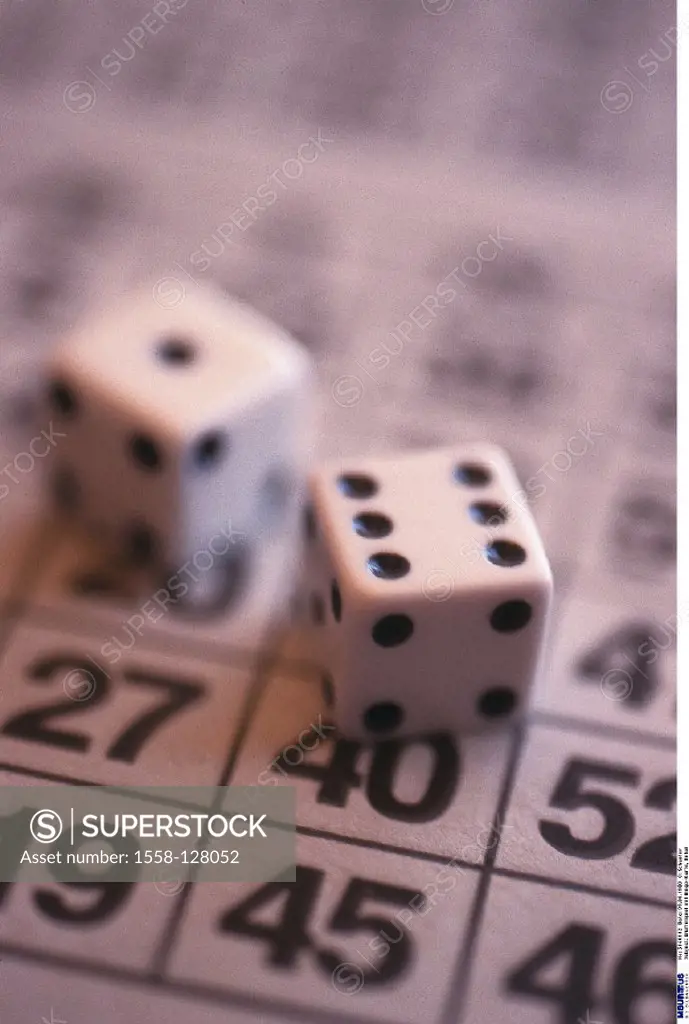 Dice, Bingo, Game of chance