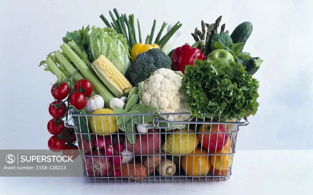 Shopping basket, Vegetable