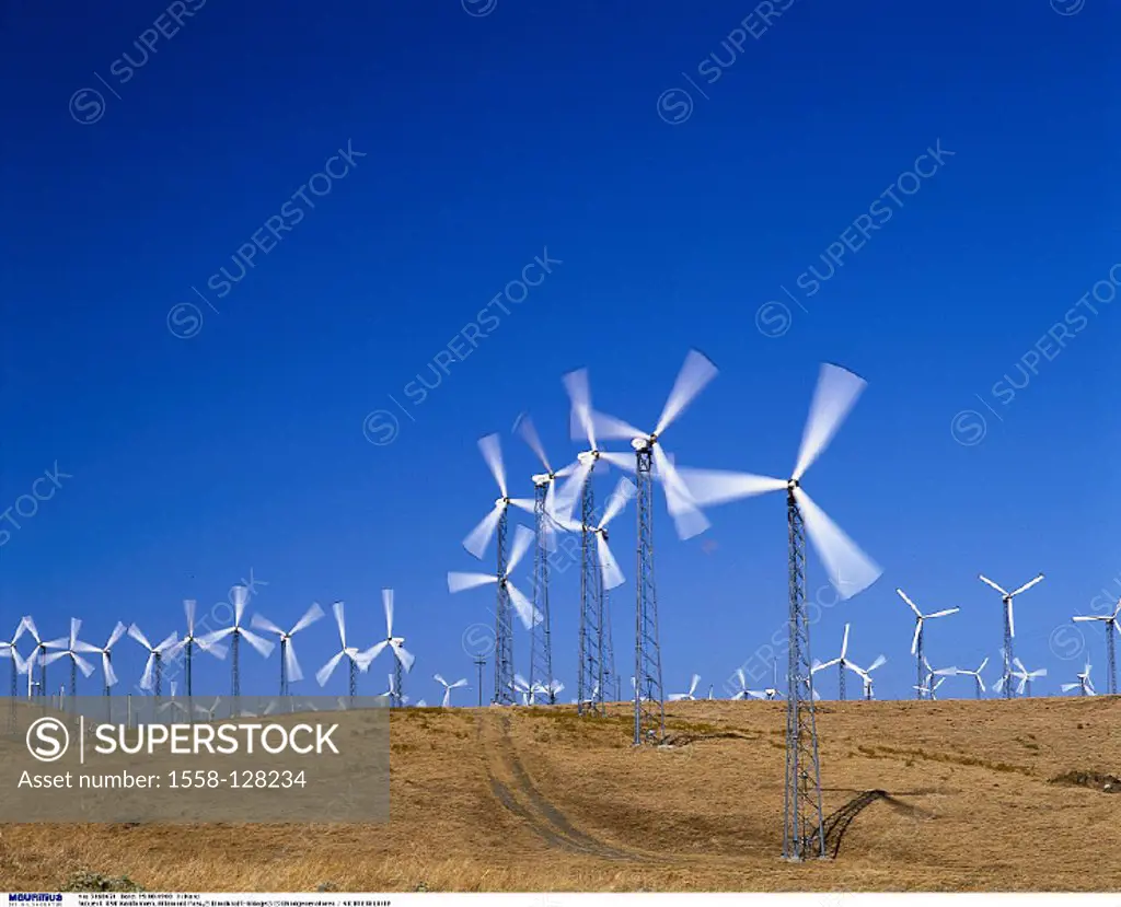 America, California, Altamont Pass, Wind power plant