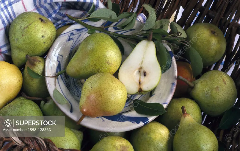Still life, Pears, Fruit