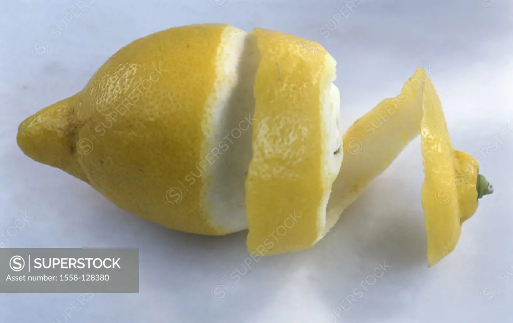 Lemon, Lemon peel, Still life