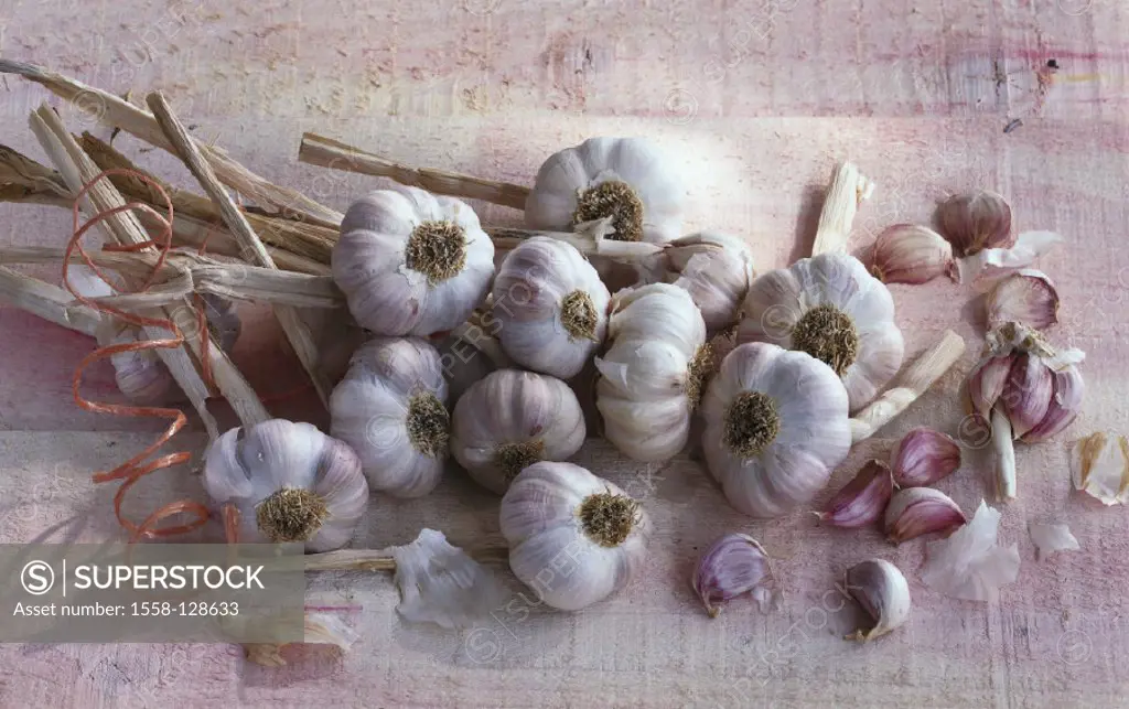 Garlic, Garlic bulbs, Cloves of garlic