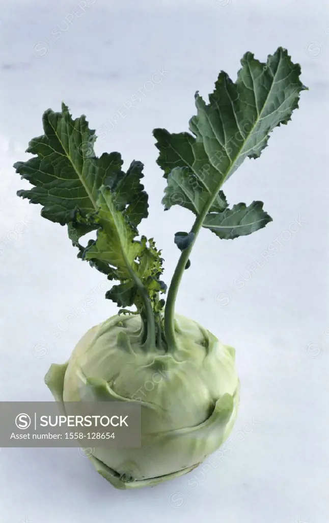 Cabbage vegetable, Kohlrabi, Still life
