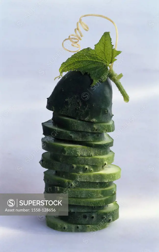 Cucumber, Leaf, Still life