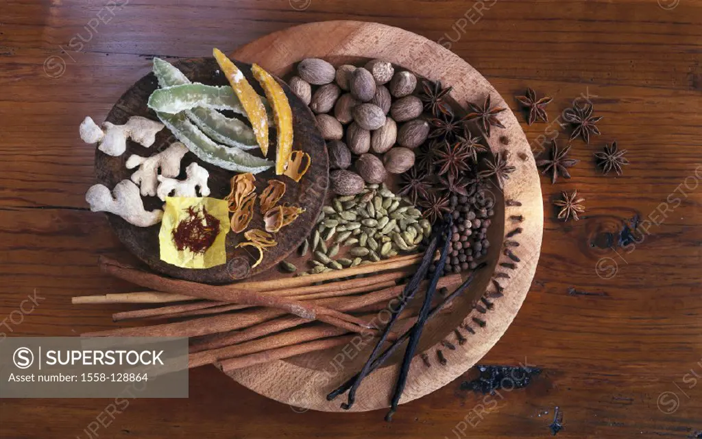Still life, Plate, backing spice