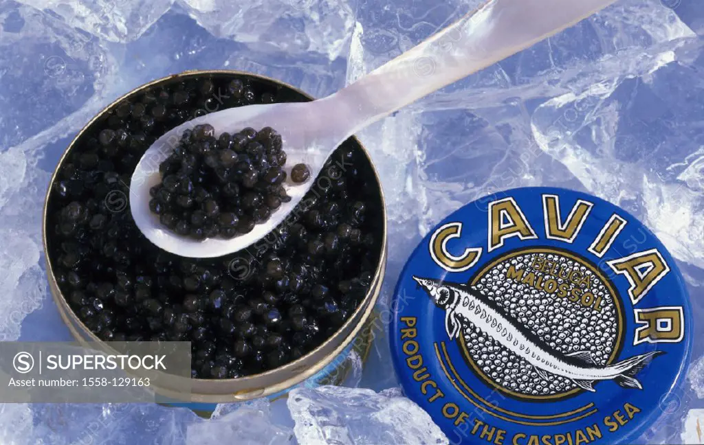 Ice, Can, Spoon, Caviar