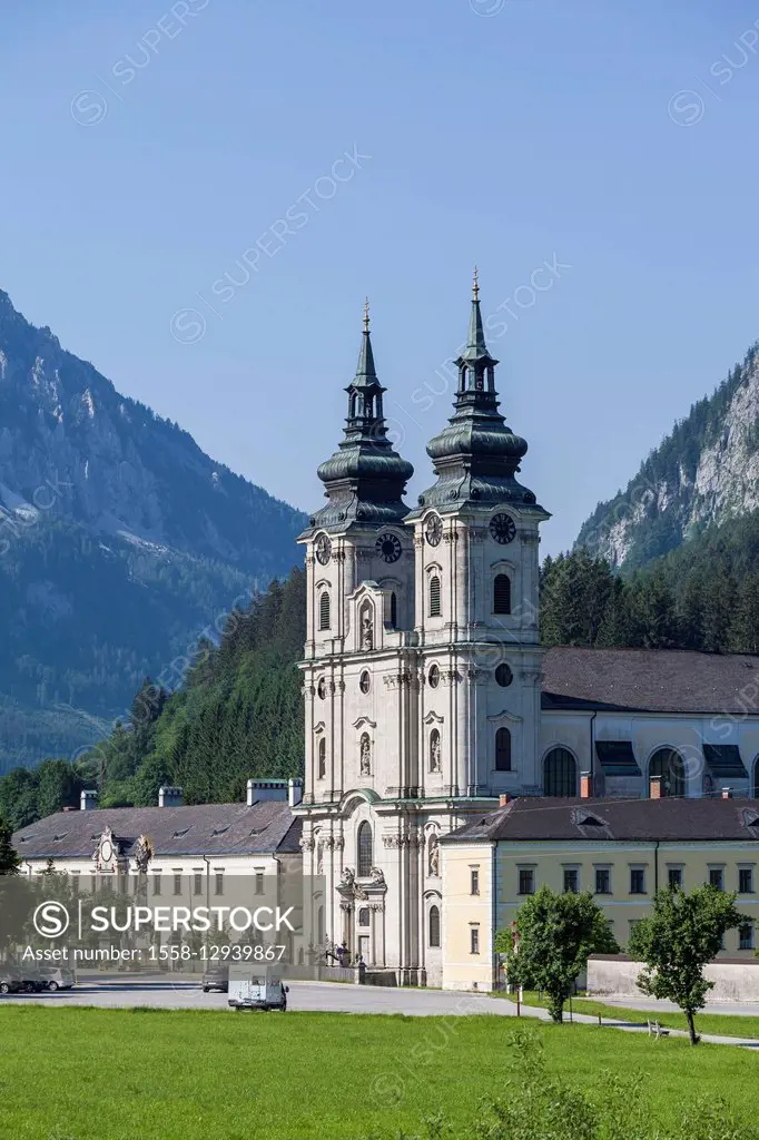 Abbey church, Spital am Pyhrn, also known as cathedral at the Pyhrn, Region Pyhrn-Priel, Upper Austria, Austria,