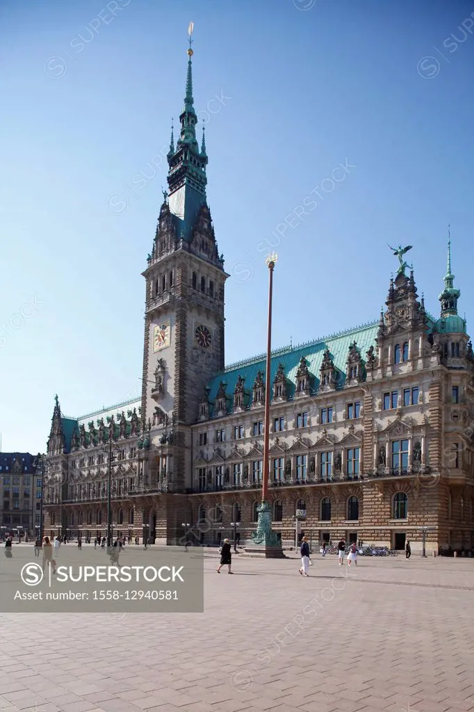 Germany, Hamburg, the Hamburg city hall