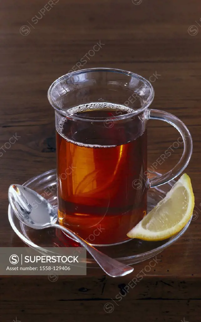 Teaglass, Black tea, Lemon
