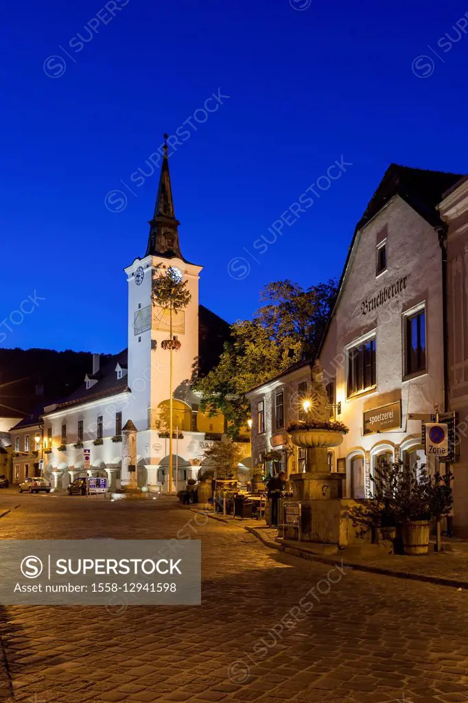 Townscape of Gumpoldskirchen, Lower Austria, Austria, Europe,