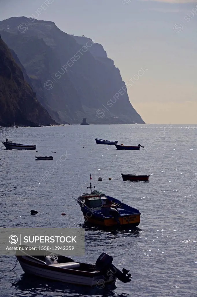 Madeira, rocky coast of Ribeira Brava