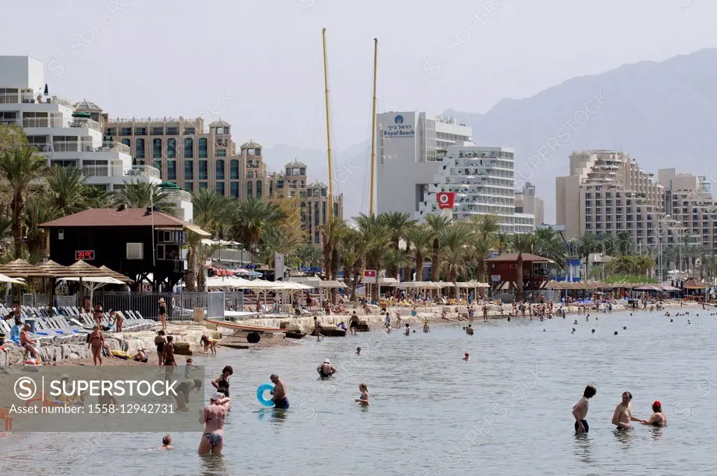 Eilat, north beach, hotels, Red Sea, Israel