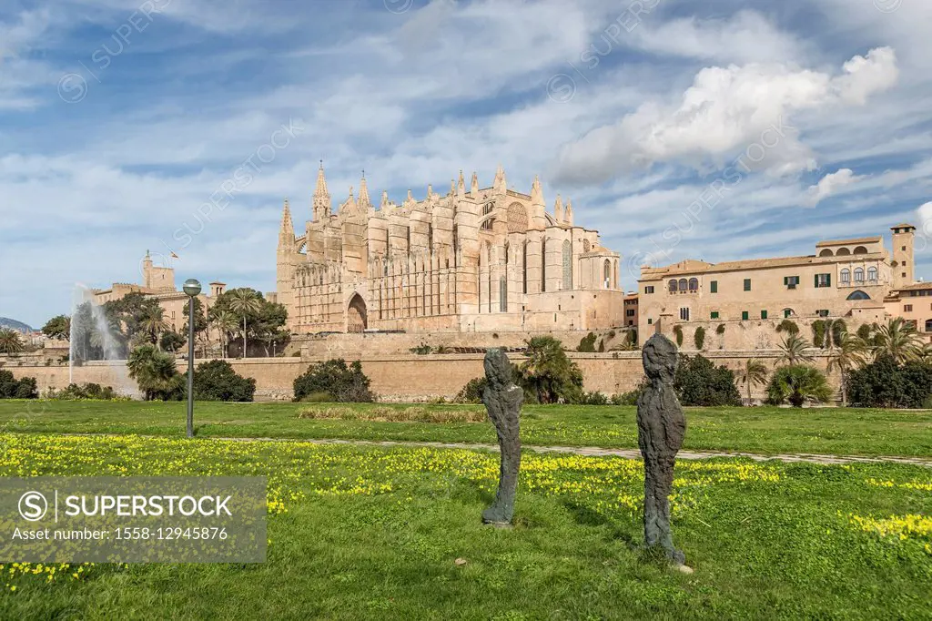 Cathedral of Palma de Majorca, island Majorca,