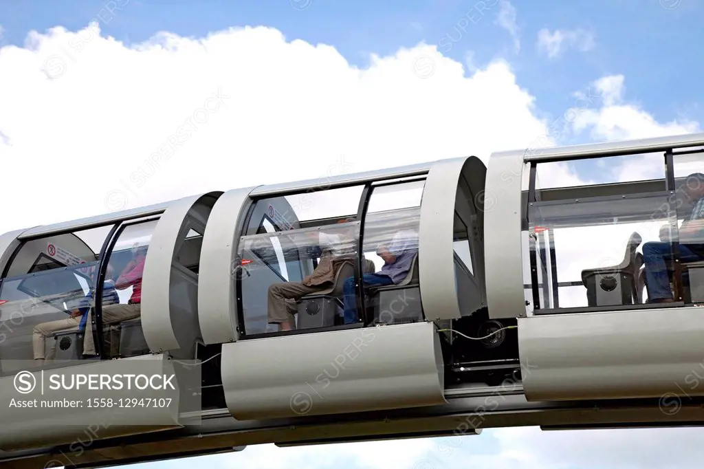Monorailbahn (Elevated) tourist attraction, round trip, exhibition