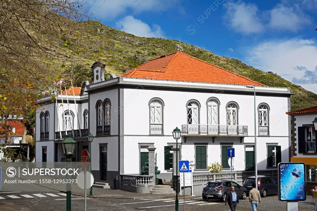 Madeira, town hall of Machico