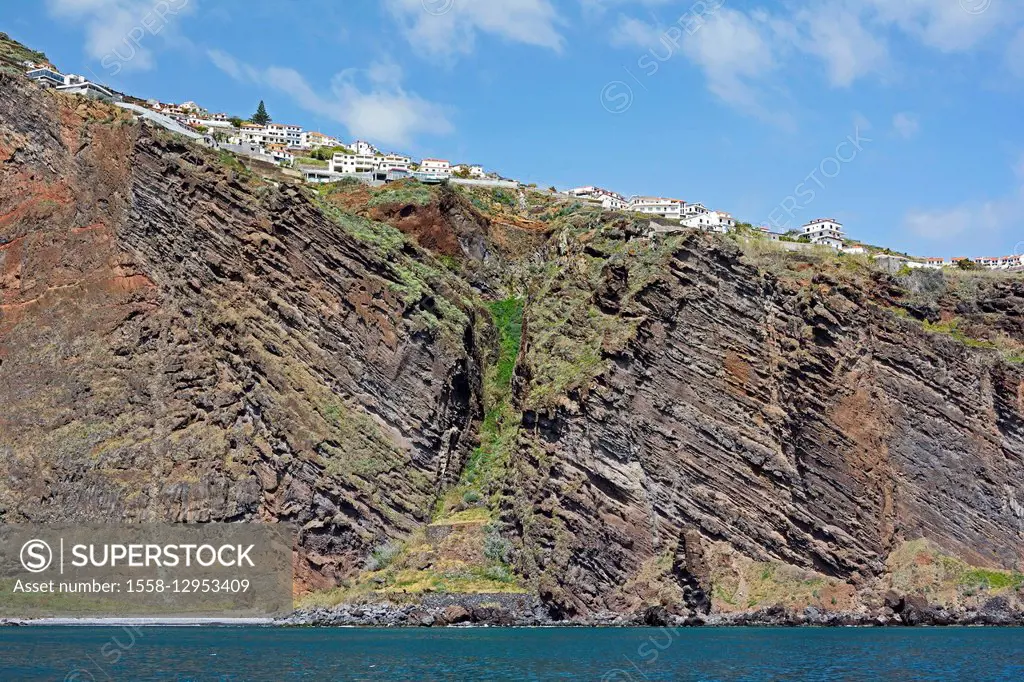 Madeira, south coast with rocks