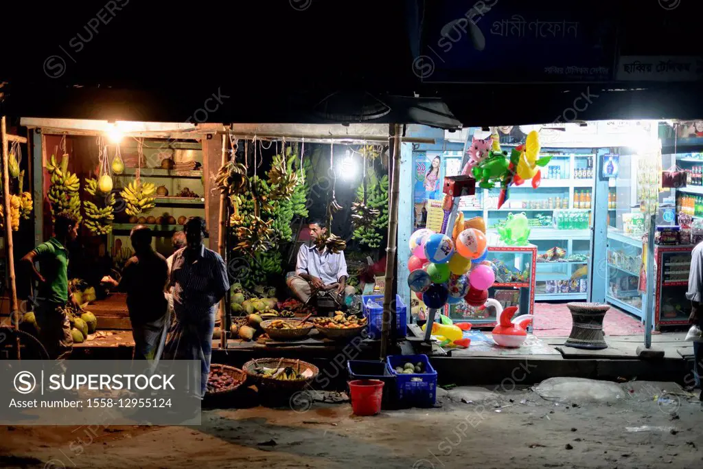 shops in Munshiganshi, Bangladesh, Asia