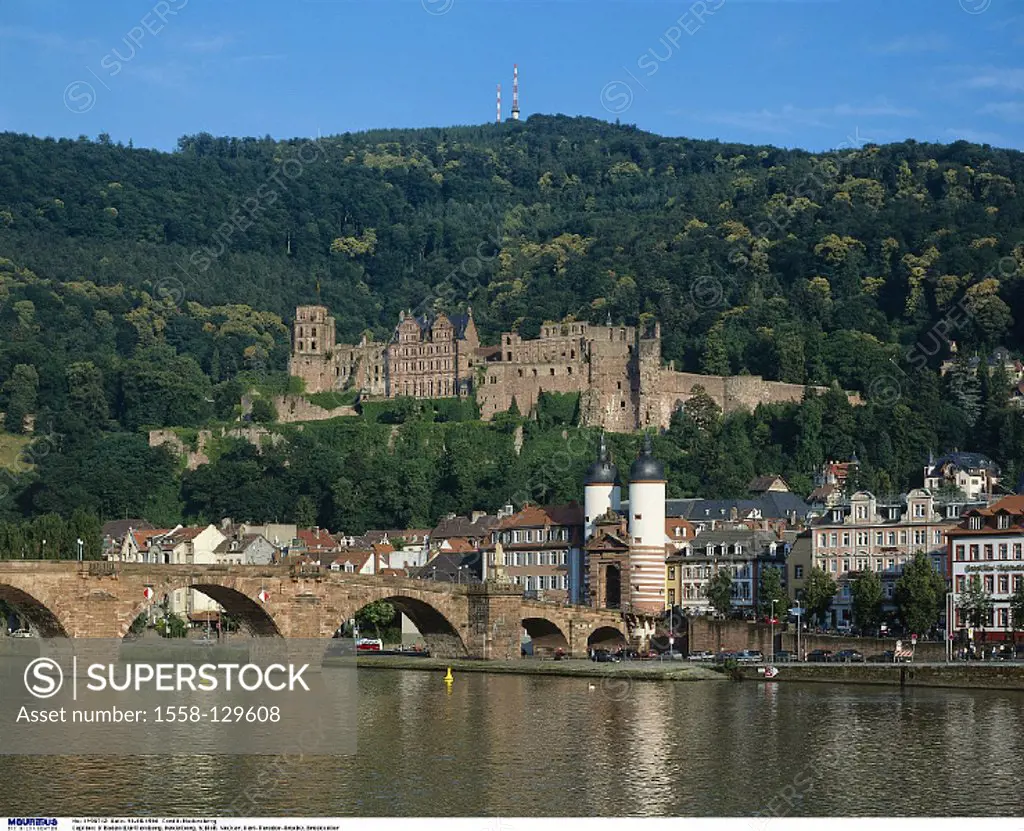 Heidelberg, Palace, Neckar, Baden-Württemberg