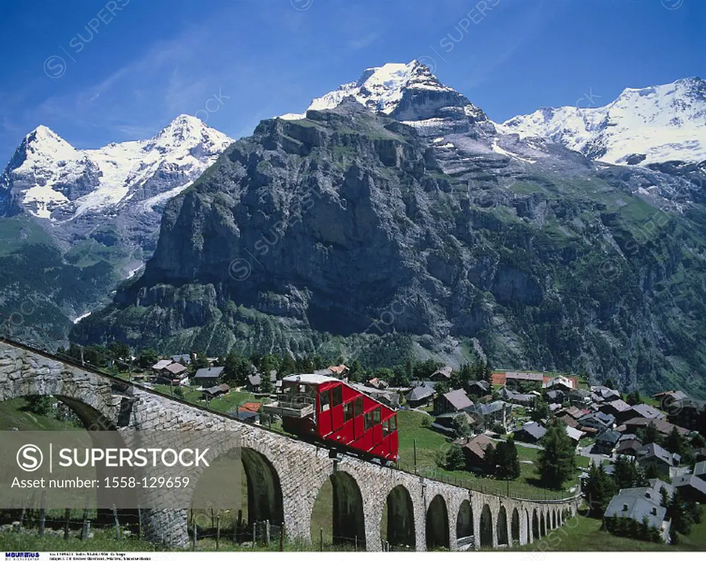 Switzerland, Berner Oberland, Mürren