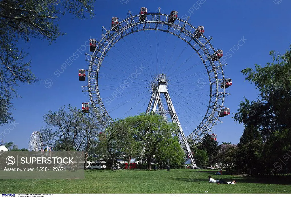 Austria, Vienna, Prater, Ferris wheel