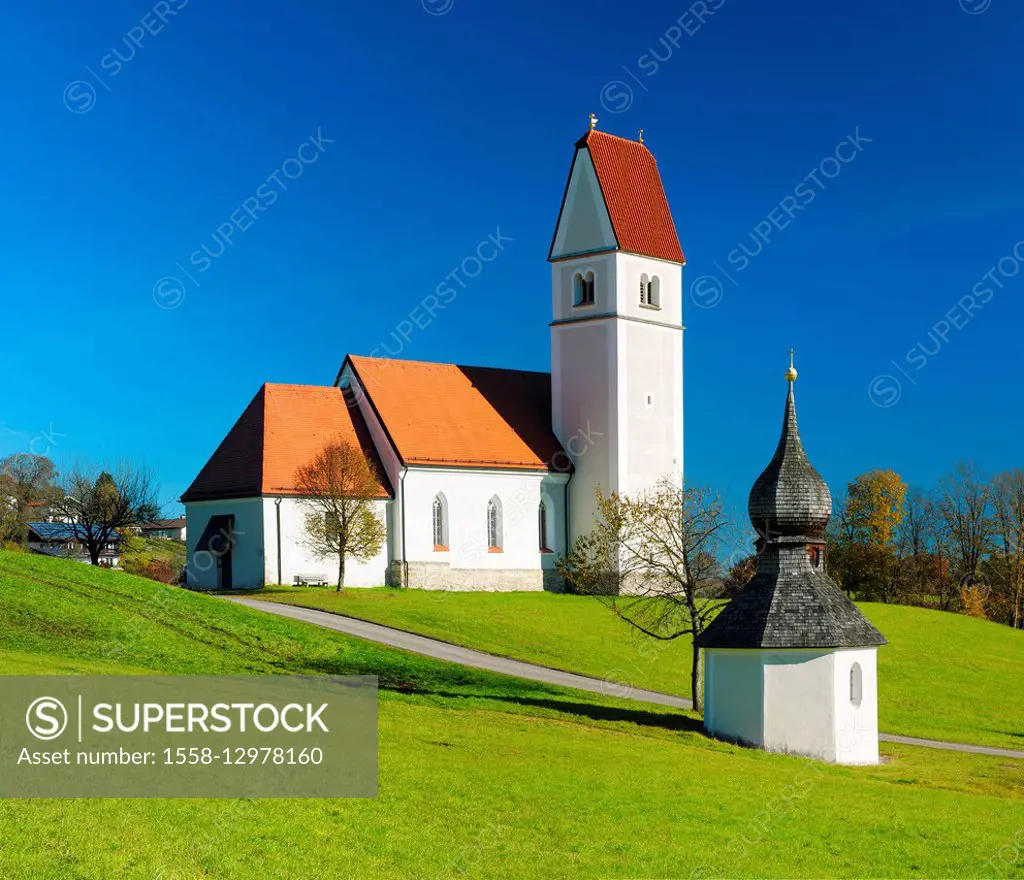 Germany, Bavaria, Frasdorf (municipality), Sankt Florian (chapel),