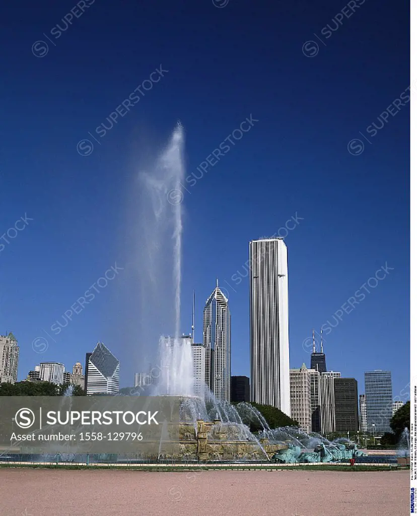 America, Illinois, Chicago, Buckingham Fountain
