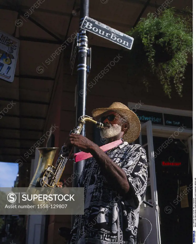 America, New Orleans, Louisiana, Buskers,