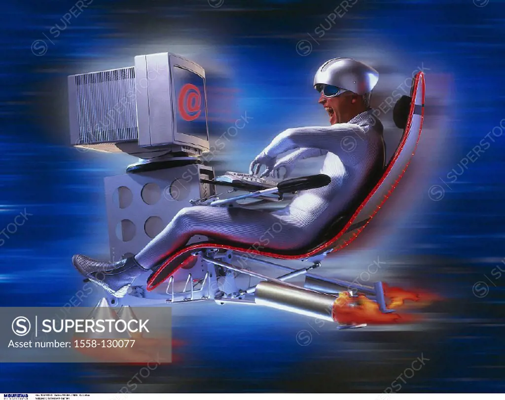 Man, Computer, Rocket propulsion, Internet