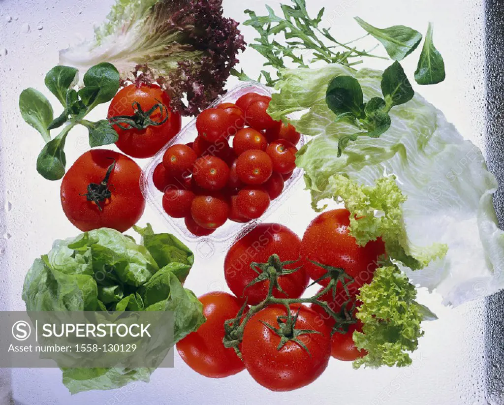 Vegetable, Salad, Tomatoes