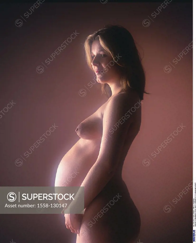 Woman, Pregnancy, naked