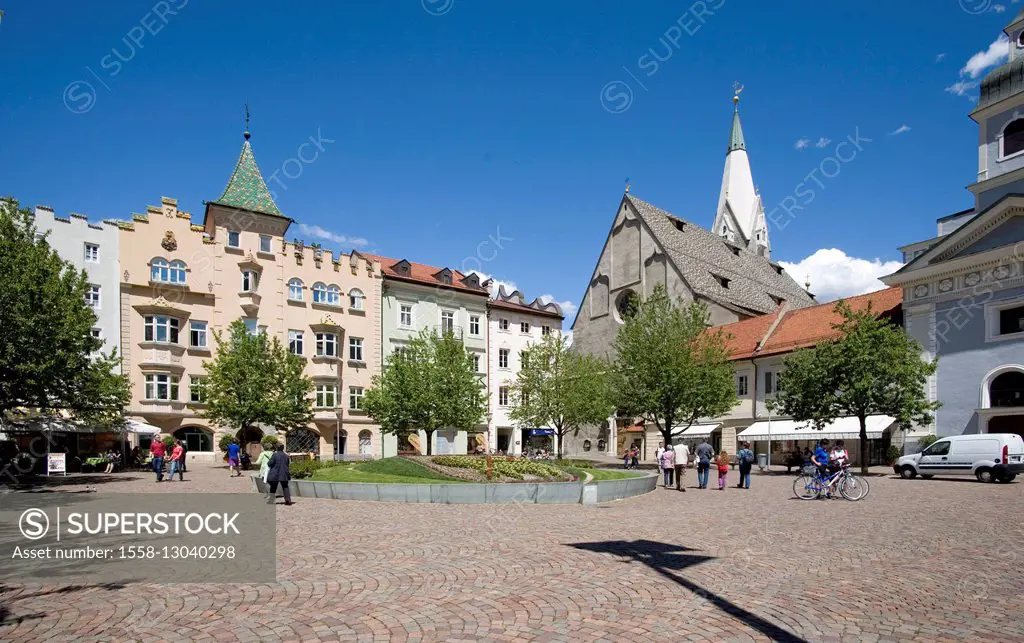 cathedral square in Brixen,