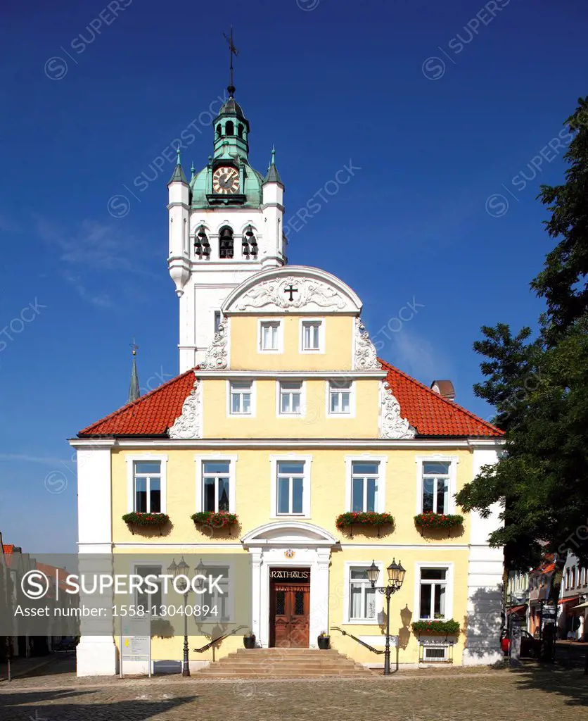 Germany, Lower Saxony, Verden an der Aller, The town hall in the Old Town
