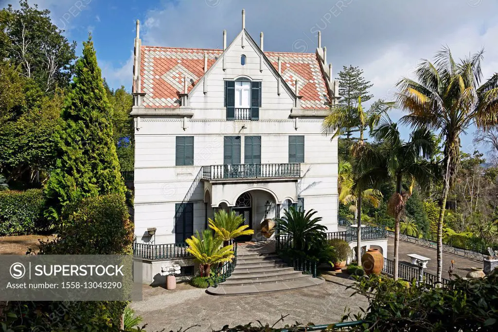 Funchal, palace in the tropical garden Monte