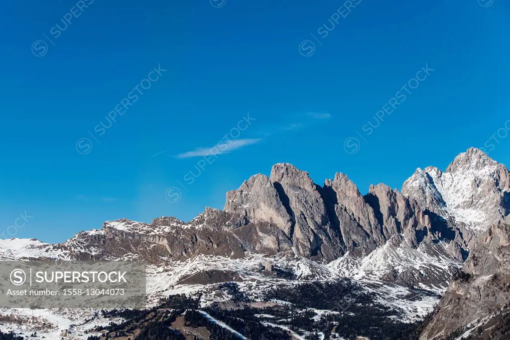 Mountains, Sella Massif, Dolomites,