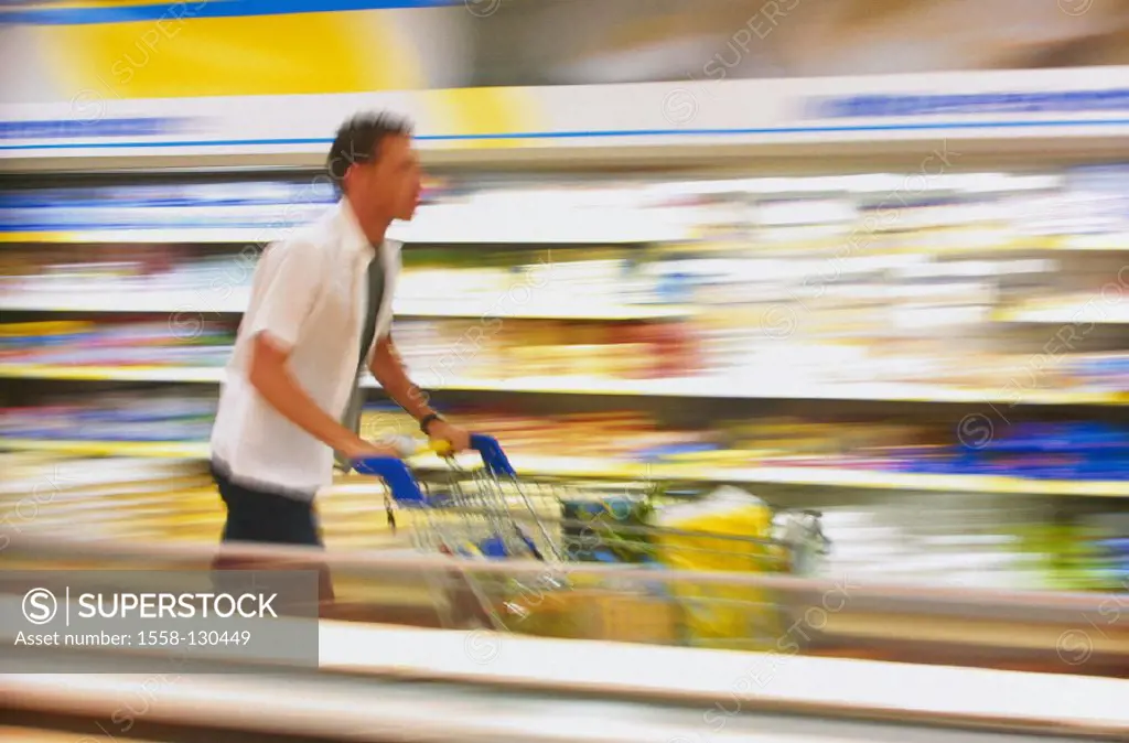 Man, Purchase, Supermarket