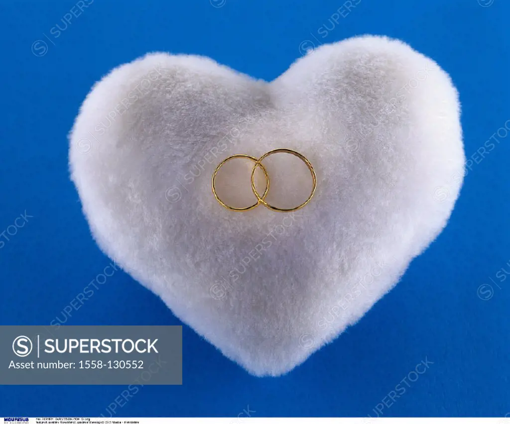 Heart, Plush heart, Wedding ring