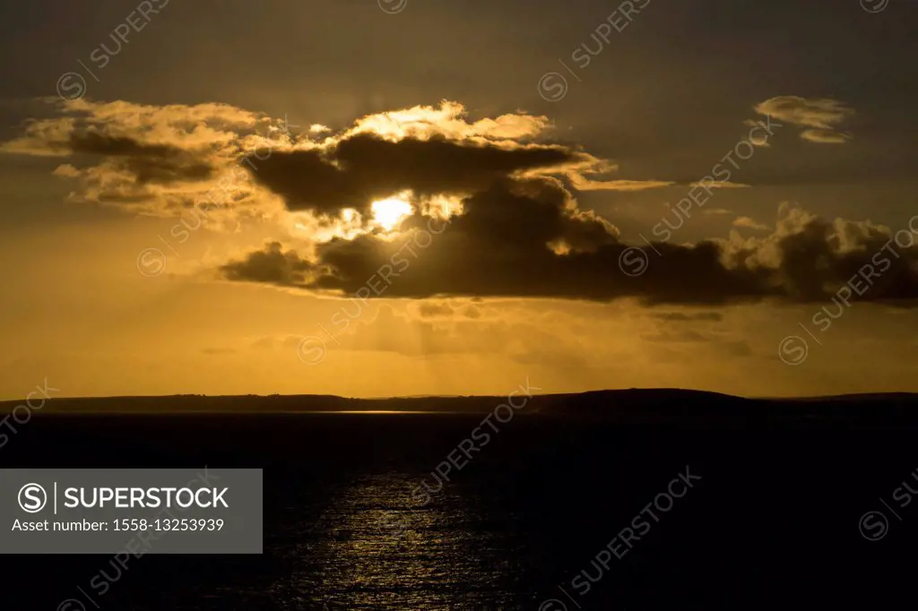 Sunset, Ireland, Kinsale, Old Head of Kinsale