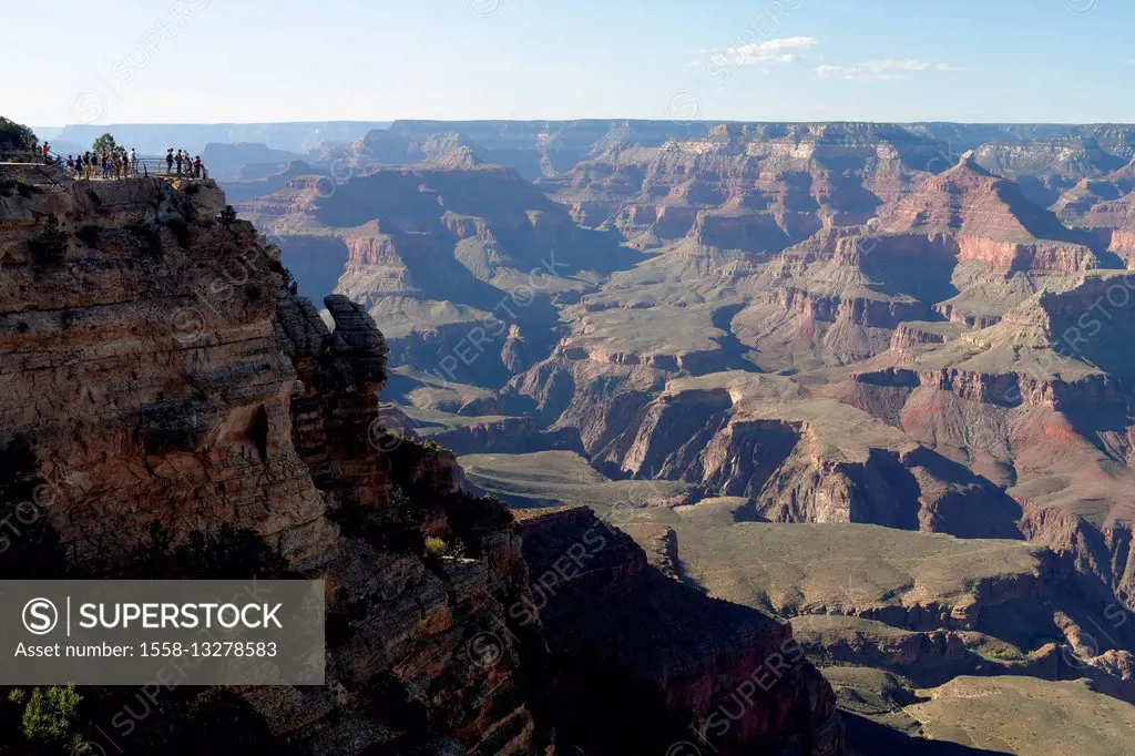 Lookout at the South Rim, Grand Canyon National Park, Arizona, USA