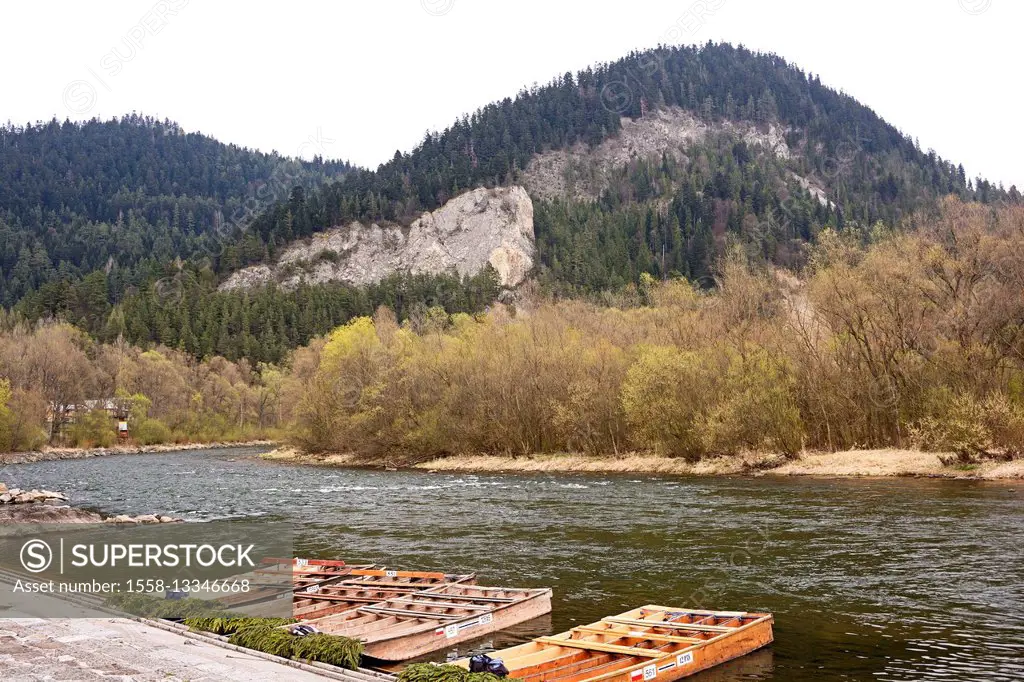 Poland, scenery with the Dunajec river