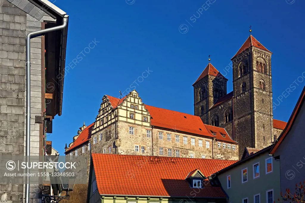 Quedlinburg, Schlossberg with collegiate church St. Servatius