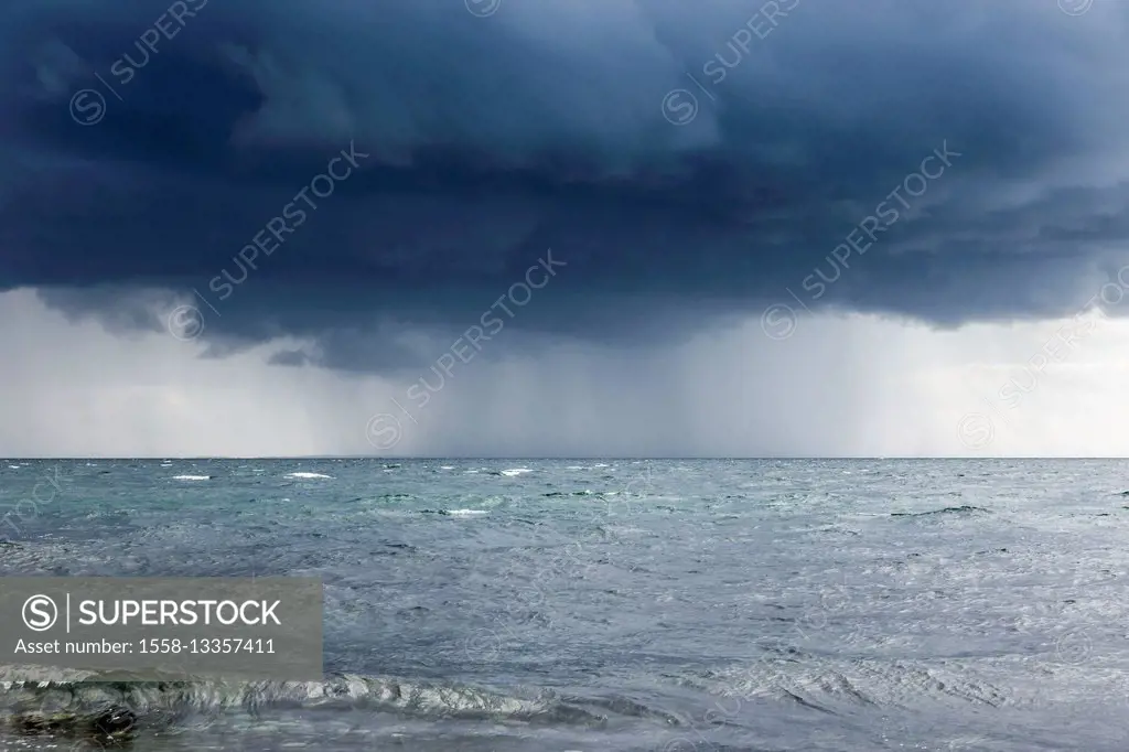 storm over the ocean