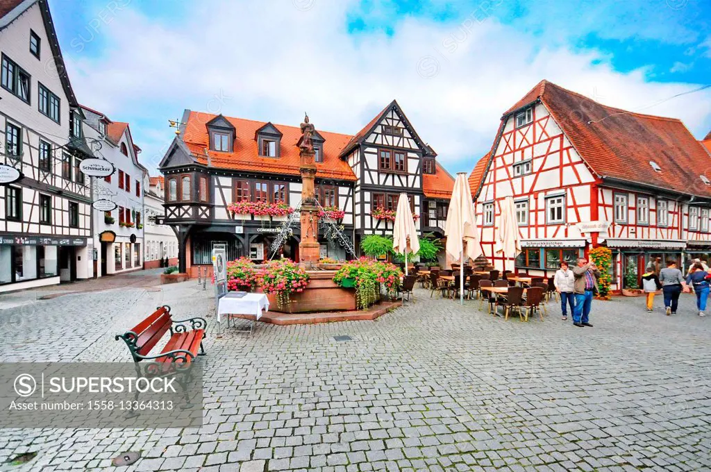 Germany, Hessia, 'Michelstadt', old town