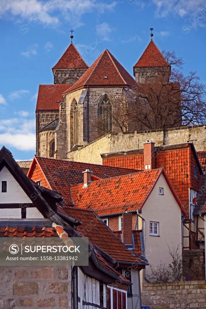 Quedlinburg, Schlossberg with collegiate church St. Servatius