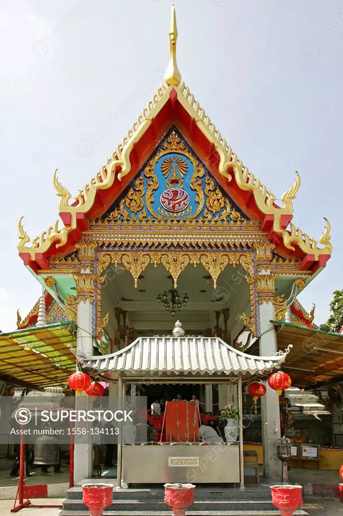 Thailand, Ayutthaya, wade Phanang Choeng, temples, outside,