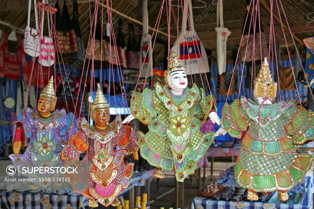 Thailand, souvenirs, marionettes, traditional,