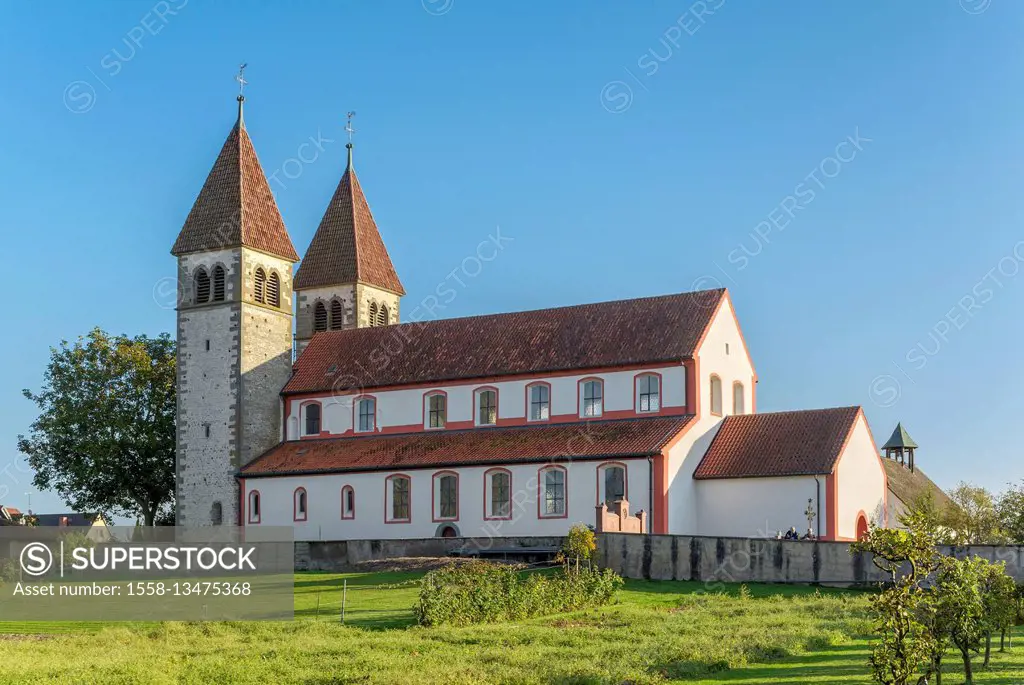 Germany, Baden-Wurttemberg, Reichenau - Niederzell, church St. Peter and Paul, north page