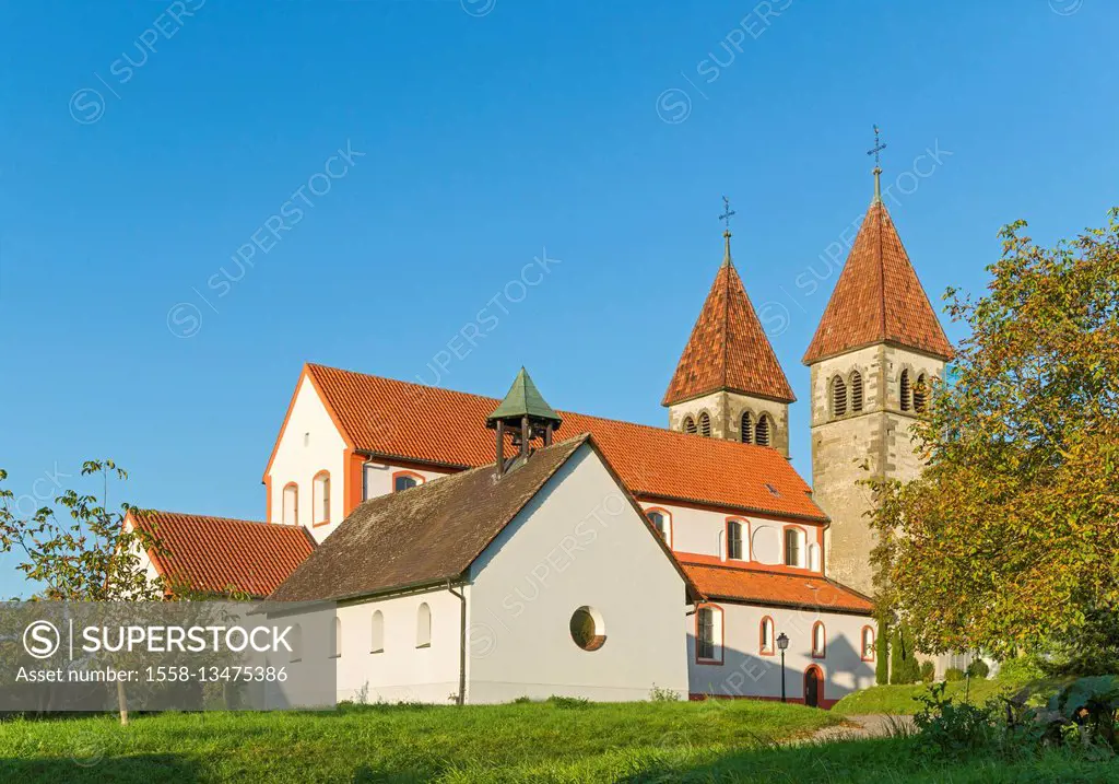 Germany, Baden-Wurttemberg, Reichenau - Niederzell, church St. Peter and Paul, south page