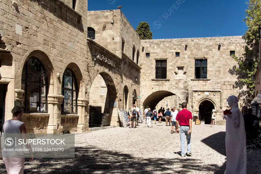 Rhodes, square Alexander the Great