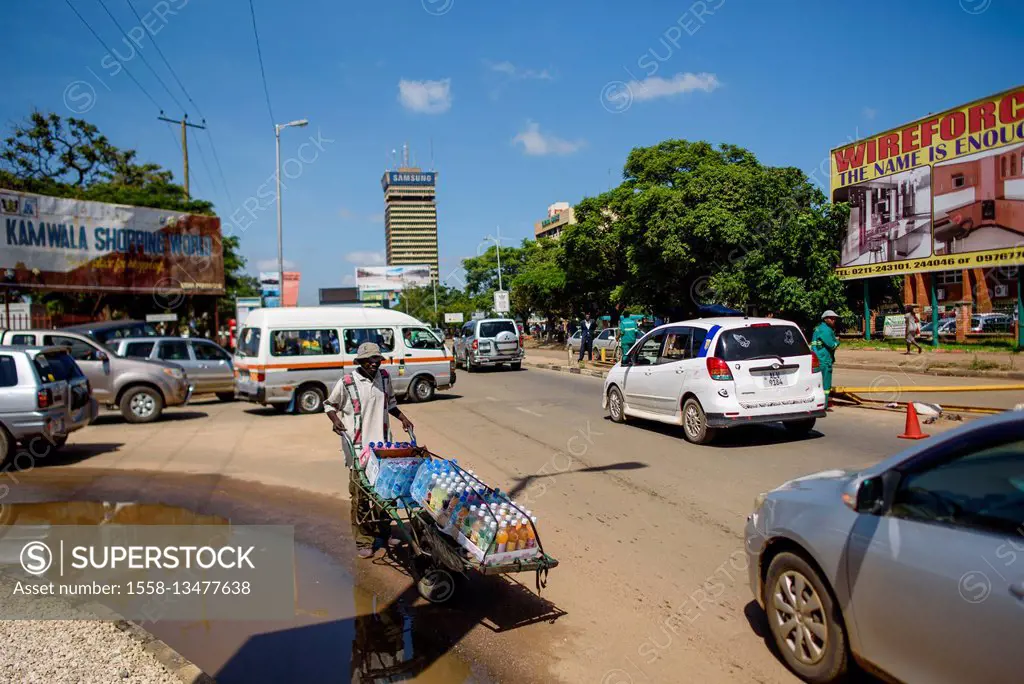 In the streets of Lusaka, the capital of Zambia