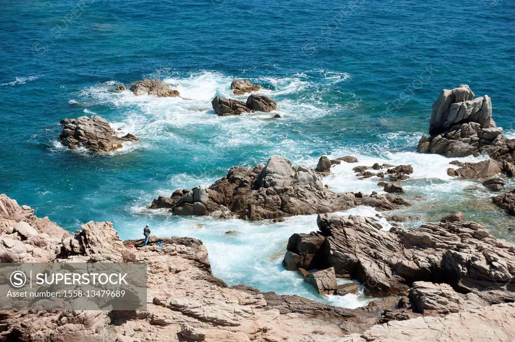 Italy, Sardinia, rocky coast close Santa Teresa di Gallura